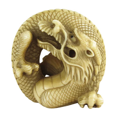 netsuke dragon chinois